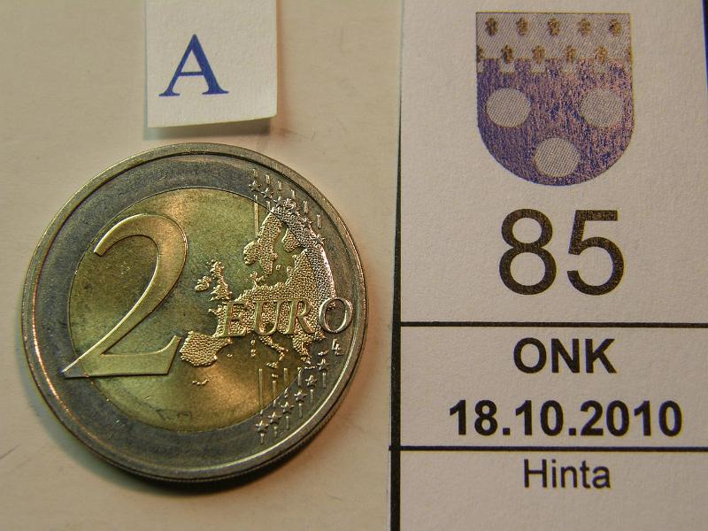 kohde_085_a.jpg - Kohde 85, arvopuoli, lhthinta: 75 € 2  Suomi 2006 virhekartta 2006 2 v:n 2007 isolla kartalla. Painos 55 000, osa palautettu SP:lle., kunto: 9.