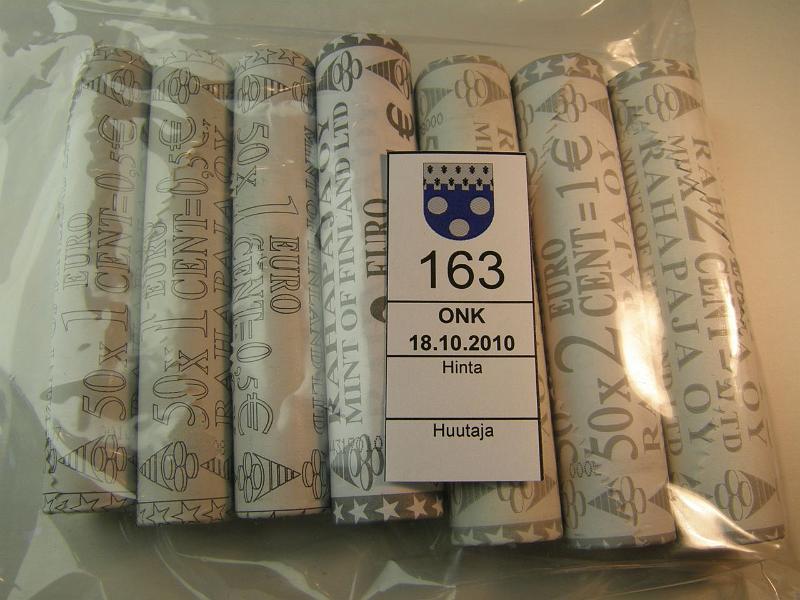 kohde_163_a.jpg - Kohde 163, lhthinta: 10 € 1+2 snt 2000, -08 (3+4) RP rullat: 1snt 00, 07, 08 ja 2snt 03, 04, 07, 08, vl nkyy kaikissa, nim. 5, 5, kunto: 9.