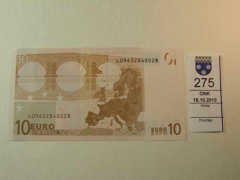 kohde_275_a.jpg - Kohde 275, lhthinta: 18 € 10  2002 Suomi L/d L09632848029 Dui. D001D5, kunto: 10.