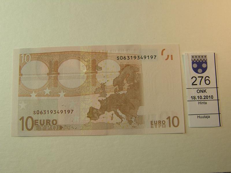 kohde_276_a.jpg - Kohde 276, lhthinta: 16 € 10  2002 Italia S/j S06319349197 Tri. J007B5, kunto: 10.