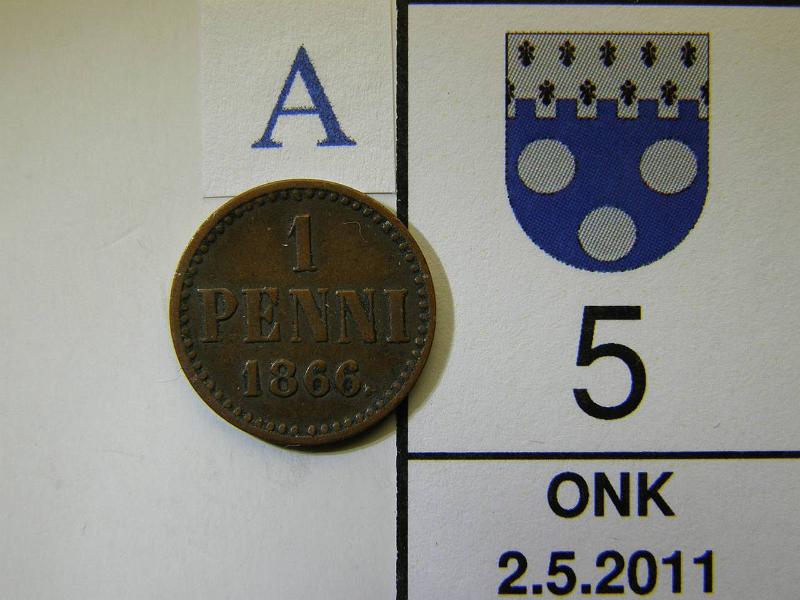 kohde_005_a.jpg - Kohde 5, arvopuoli, lhthinta: 20 € 1 p 1866 SNY 3.1, kunto: 5.