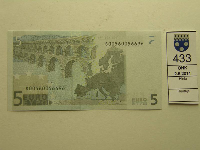 kohde_433_a.jpg - Kohde 433, lhthinta: 10 € 5 € 2002 Italia S/j S00560056696 Dui. J001G4, kunto: 9.