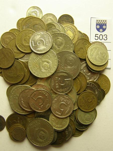 kohde_503_a.jpg - Kohde 503, lhthinta: 20 € Neuvostoliitto 1928-1991 1kop-5rpl (139) 1kop(18) Y#98, 105, 126a; 2kop(13) Y#99, 106, 113, 120, 127a; 3kop(14) Y#100, 114, 128a; 5kop (20) Y#94, 115, 129a; 10kop(14) Y#102, 116, 130; 15kop(19) Y#96, 117, 131; 20kop(14) Y#97, 111, 132; 50kop 1964-82(3) Y#133a.2; 1rpl(10) Y#134a.2, 135.1, 140.1, 141, 144, 5rpl 1991(14) Gov. Bank Issue Y#924, nm kl8., kunto: 4-6.