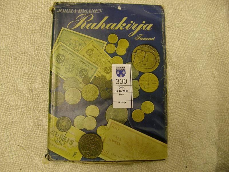 kohde_330_a.jpg - Kohde 330, lhthinta: 20 € / myyntihinta: 30 € Pasanen J Rahakirja, 1968, kansisuojissa rep, muuten hyv, kunto: 8.