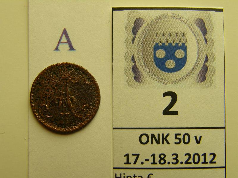 k-0002-a.jpg - Kohde 2 (kuva 1/2), lhthinta: 5 € / myyntihinta: 10 € 1 p 1865 SNY 2.2 sypymi, voim.puhd, kunto: 2