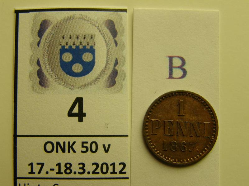 k-0004-b.jpg - Kohde 4 (kuva 2/2), lhthinta: 5 € / myyntihinta: 19 € 1 p 1867 SNY 4.2 l.puhd, kunto: 6