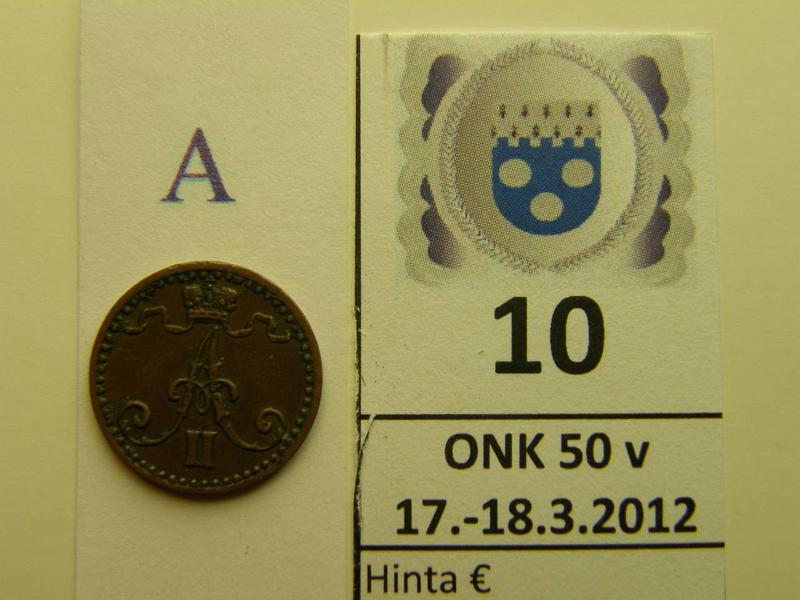 k-0010-a.jpg - Kohde 10 (kuva 1/2), lhthinta: 20 € / myyntihinta: 22 € 1 p 1871 SNY 7.1 hpja, kunto: 5