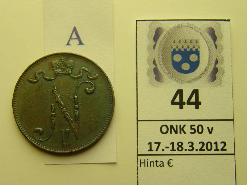 k-0044-a.jpg - Kohde 44 (kuva 1/2), lhthinta: 25 € / myyntihinta: 36 € 5 p 1910 puhd, ij, kunto: 5