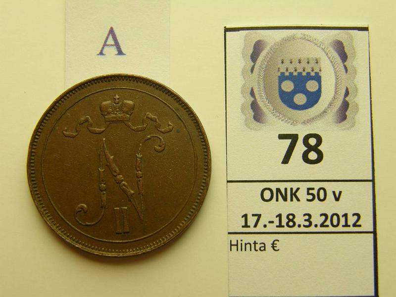 k-0078-a.jpg - Kohde 78 (kuva 1/2), lhthinta: 12 € / myyntihinta: 21 € 10 p 1913 , kunto: 5