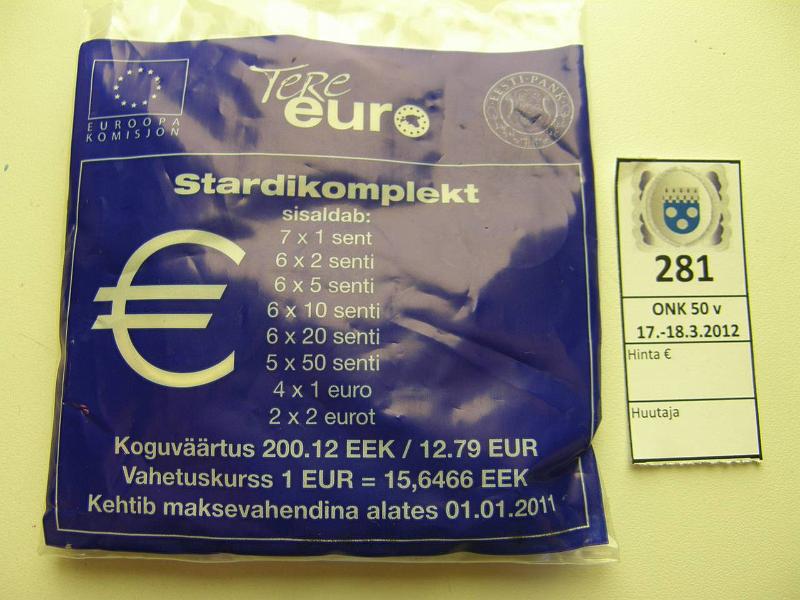 k-0281-a.jpg - Kohde 281, lhthinta: 15 € / myyntihinta: 15 € Eesti 2010 (42) nim.arvo 12, 79 €, kunto: 9