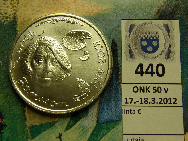 k-0440-a.jpg - Kohde 440, lhthinta: 15 € / myyntihinta: 20 € 10 € 2004 Ag, Tove Jansson, pahvikortti, kunto: 10