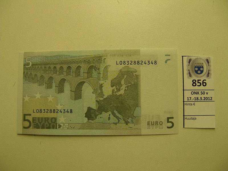 k-0856-a.jpg - Kohde 856, lhthinta: 10 € / myyntihinta: 10 € Suomi 1/2/L/E1 L08328824348 Tri E001 J3, kunto: 9