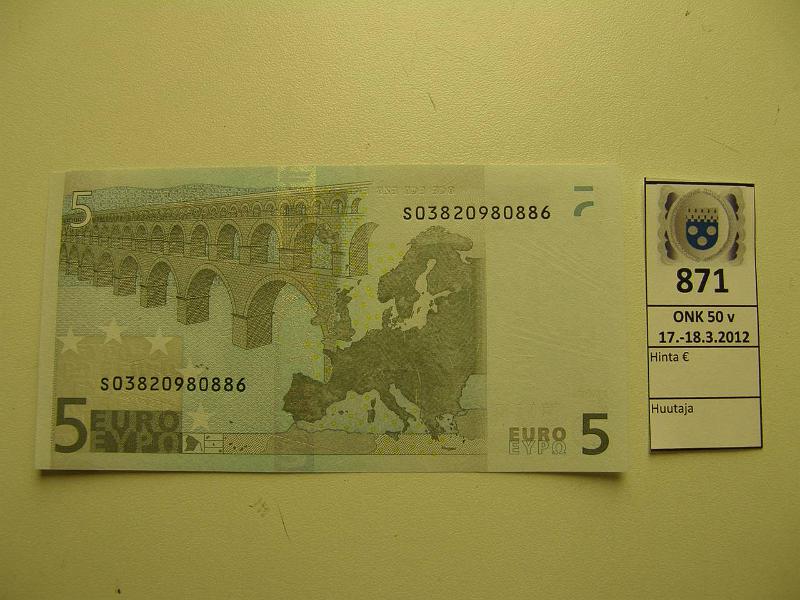 k-0871-a.jpg - Kohde 871, lhthinta: 15 € Italia 1/1/S/J3 S03820980886 Dui J003 C1, kunto: 9