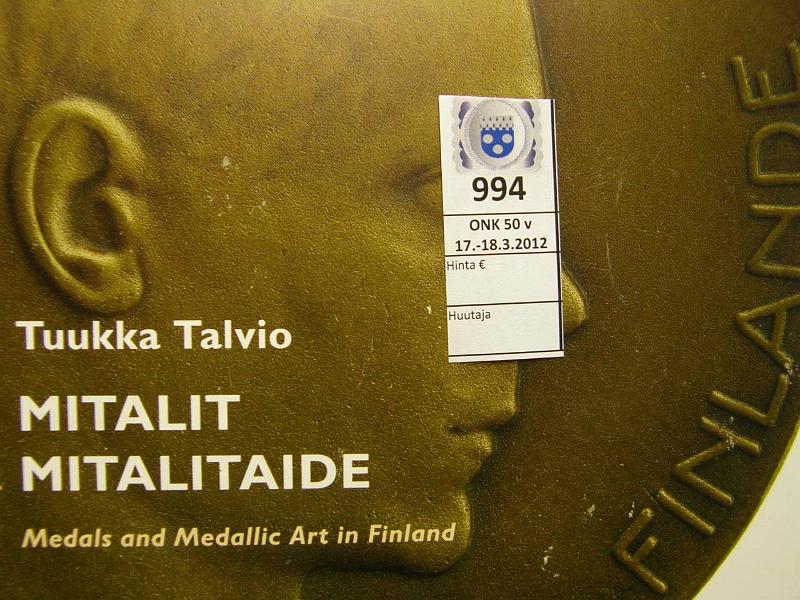 k-0994-a.jpg - Kohde 994, lhthinta: 5 € / myyntihinta: 5 € Mitalit ja Mitalitaide 2007 1. p, toim. Talvio T, kunto: 9