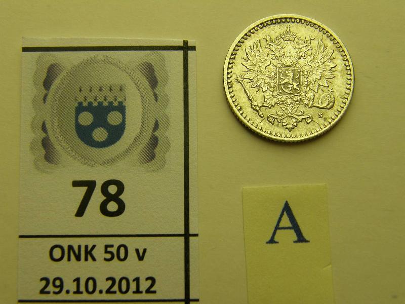 k-0078-a.jpg - Kohde 78 (kuva 1/2), lhthinta: 90 € 50 p 1865 Ag, el.puhd, kunto: 7