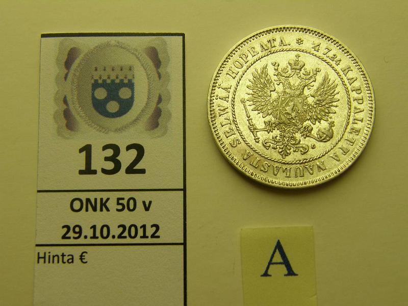 k-0132-a.jpg - Kohde 132 (kuva 1/2), lhthinta: 15 € 2 mk 1907 Ag, kunto: 6