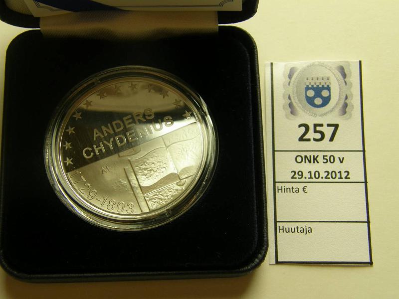 k-0257-a.jpg - Kohde 257, lhthinta: 15 € 10 € 2003 Proof, Chydenius, kotelo, tod, kunto: 10