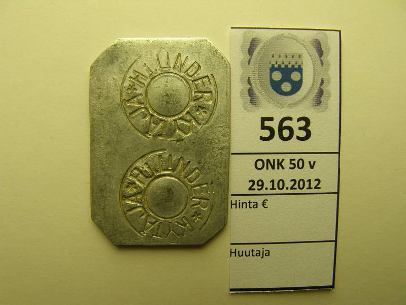 k-0563-a.jpg - Kohde 563, lhthinta: 80 € Kytjn kartano 2 maitolitraa Al, suorakaide, 2 x leimaus, harv!, kunto: 6