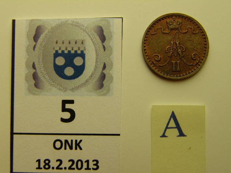 k-0005-a.jpg - Kohde 5 (kuva 1/2), lhthinta: 30 € 1 p 1871 SNY 7.1, arvop. leimakiiltoa, kunto: 6/7