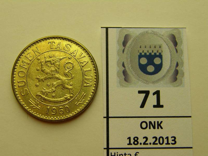 k-0071-a.jpg - Kohde 71, lhthinta: 50 € 50 mk 1960 ephnja, kunto: 8