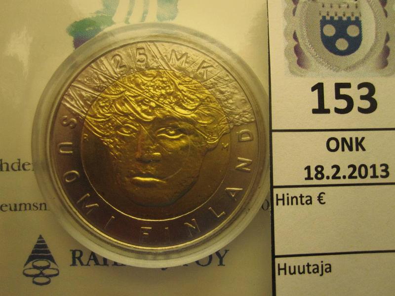 k-0153-a.jpg - Kohde 153, lhthinta: 16 € 25 mk 2001 MM Lahti Hemohes, kapseli, tod., kunto: 9