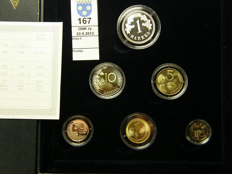 k-0167-a.jpg - Kohde 167, lhthinta: 25 € / myyntihinta: 25 € 2001 proof, Ag-jetoni, laatikossa, tod, kunto: 10