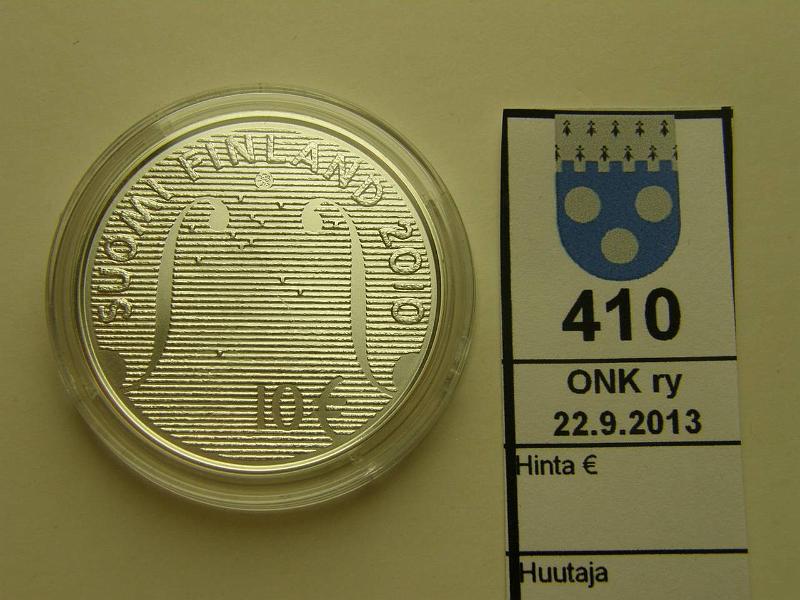 k-0410-a.jpg - Kohde 410, lhthinta: 26 € / myyntihinta: 26 € 10 € 2010 Ag, Jylh, kapseli, kunto: 10