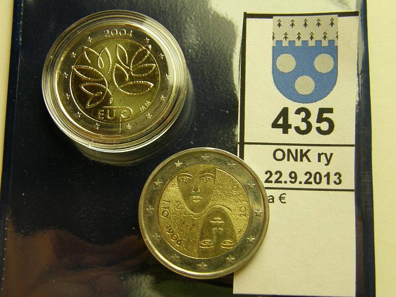 k-0435-a.jpg - Kohde 435, lhthinta: 22 € / myyntihinta: 25 € 2004, -06 EU, risuraha, alkup. kotelo ja kapseli, 2006 nioikeus, kunto: 9,8