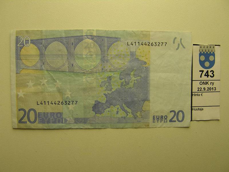 k-0743-a.jpg - Kohde 743, lhthinta: 22 € / myyntihinta: 22 € Suomi 3/3/L/R25 L41144263277 DRAGHI R025 F5, preik, kunto: 4