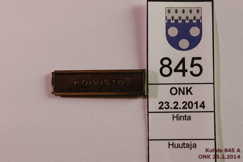 k-0845-a.jpg - Kohde 845, lhthinta: 20 € / myyntihinta: 26 € Koivisto, kunto: 8