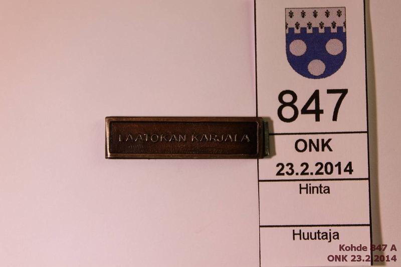 k-0847-a.jpg - Kohde 847, lhthinta: 20 € / myyntihinta: 20 € Laatokan Karjala, kunto: 8