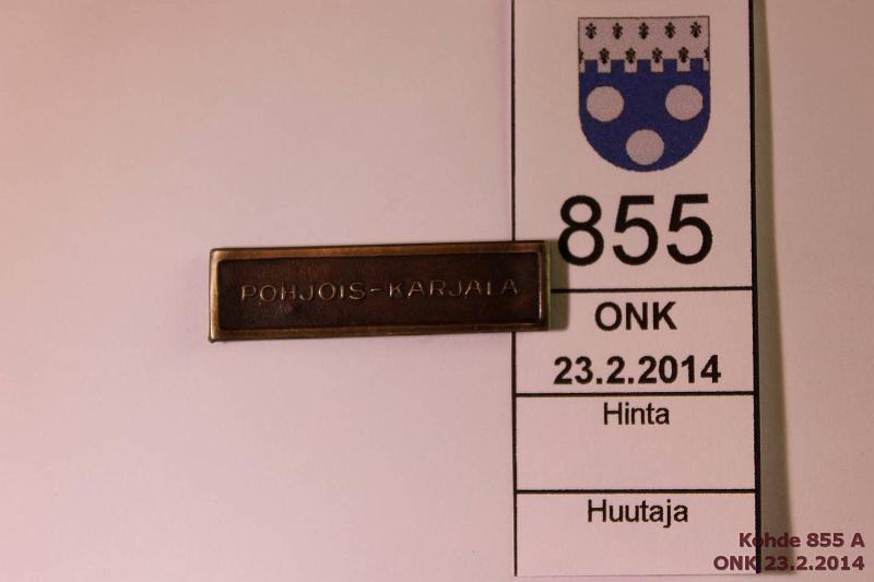 k-0855-a.jpg - Kohde 855, lhthinta: 20 € Pohjois-Karjala, kunto: 8