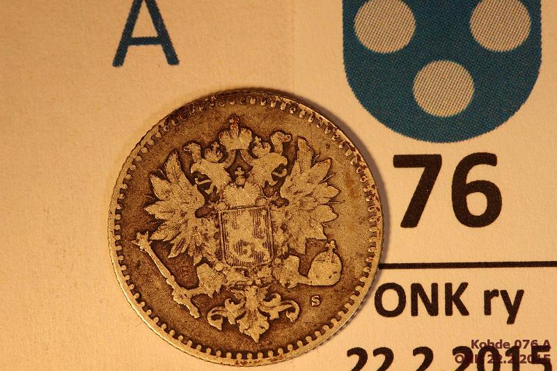 k-0076-a.jpg - Kohde 76 (kuva 1/2), lhthinta: 15 € / myyntihinta: 17 € 50 p 1864 Ag, kunto: 4