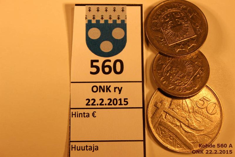 k-0560-a.jpg - Kohde 560, lhthinta: 5 € / myyntihinta: 5 € Latvia 10-50 santimi (3) 1922 KM#4-6 Ni, 10s, 20s ja 50s, kunto: 5-6