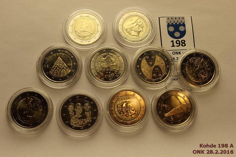 k-0198-a.jpg - Kohde 198, lhthinta: 25 € / myyntihinta: 25 € 2006-15 (10) Suomi-06, 09, 11, 15; Kreikka-10; Slovenia-11, Lux-11, 12; Portugali, Hollanti-14, rullista, kapseleissa, kunto: 9