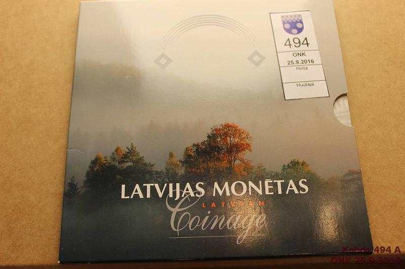 k-0494-a.jpg - Kohde 494, lhthinta: 5 € / myyntihinta: 8 € Latvia Sarja 1992-2003 (8) 1s-2l pahvikansiossa, kunto: 9