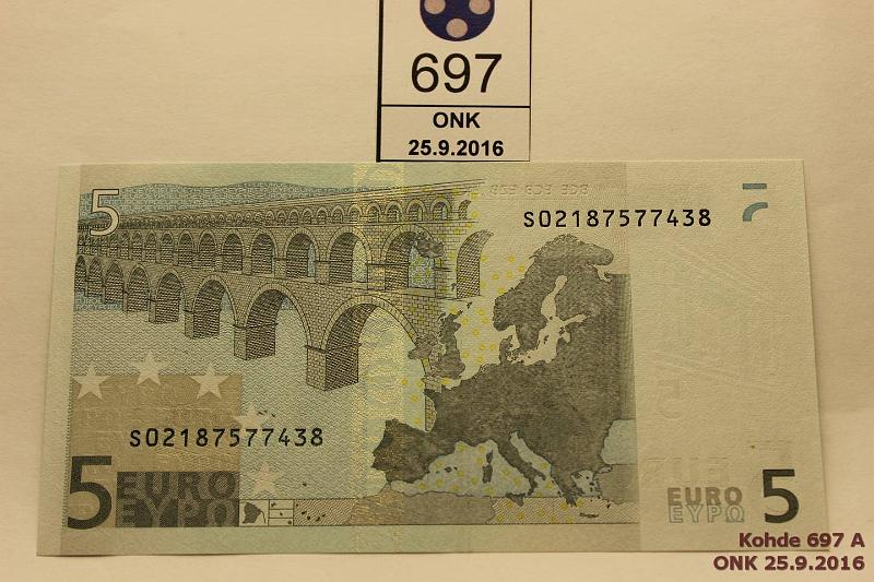 k-0697-a.jpg - Kohde 697, lhthinta: 15 € / myyntihinta: 23 € Italia 1/1/S/J2 S02187577438 Dui J002 I6, variantti B, kunto: 9