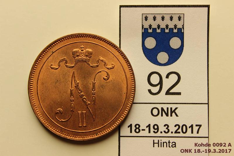 k-0092-a.jpg - Kohde 92 (kuva 1/2), lhthinta: 150 € / myyntihinta: 235 € 10 p 1911 Puhdas leimakiilto, ephp, loistelias!, kunto: 9