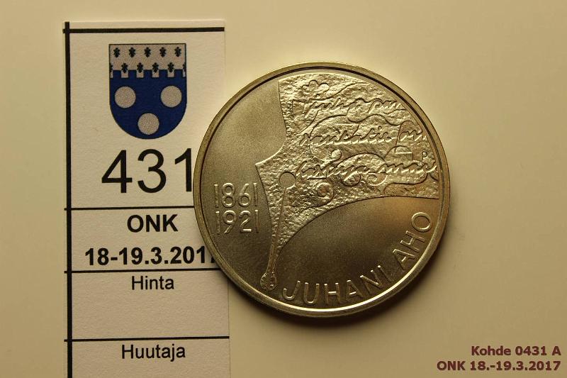 k-0431-a.jpg - Kohde 431, lhthinta: 15 € / myyntihinta: 19 € 10 € 2011 Ag, BU, Aho, kunto: 9