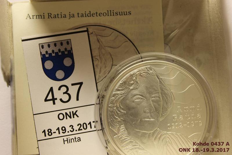 k-0437-a.jpg - Kohde 437, lhthinta: 15 € / myyntihinta: 23 € 10 € 2012 Ag, BU, Ratia, kotelo, kapseli, tod, kunto: 9