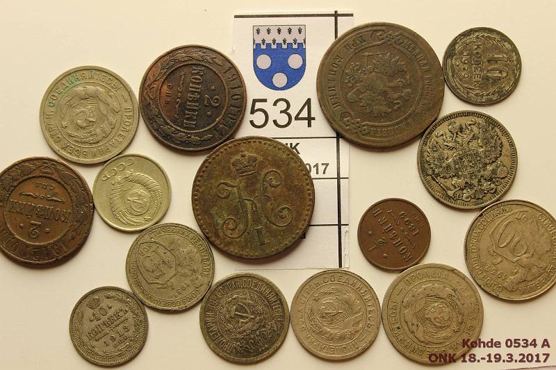 k-0534-a.jpg - Kohde 534, lhthinta: 10 € / myyntihinta: 19 €  - 20 kop (15) 1840-1962 Cu/CuNi/Ag, k 1899; 1k 1840СПМ; 2k 1910, -12; 3k 1876; 10k 1913, -29, -62; 15k 1923, -31(2); 20k 1913, -31, -32(2), kunto: 2-5