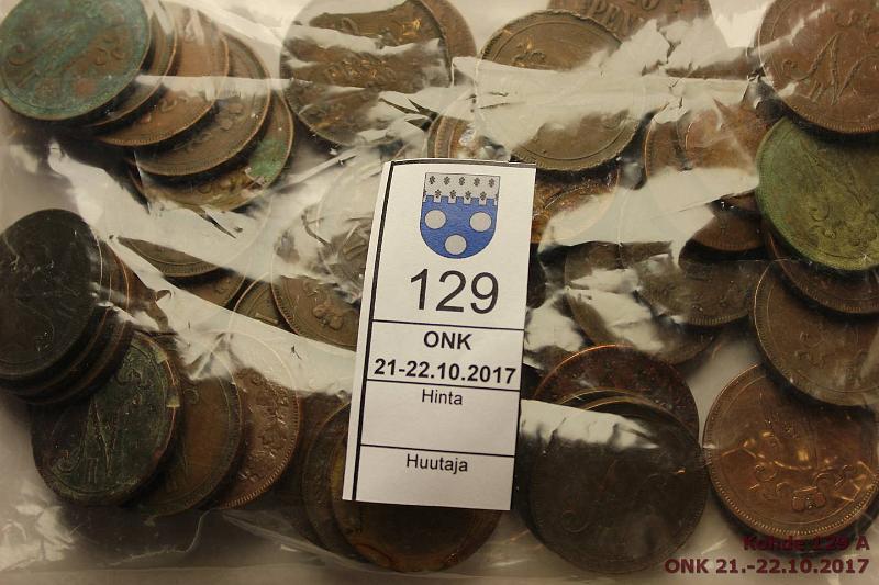 k-0129-a.jpg - Kohde 129, lhthinta: 25 € / myyntihinta: 54 € 10 p 1865-1917 (50) 1865(3), -66(5), -67(2), -76, -91, -97, -99(2), 1900(3), -05(4), -07, -08, -09(2), -10(4), -11(2), -13(2), -14(6), -15(2), -16(7), -17 I. Monissa liimajlki tai muita vikoja, kunto: 1-6