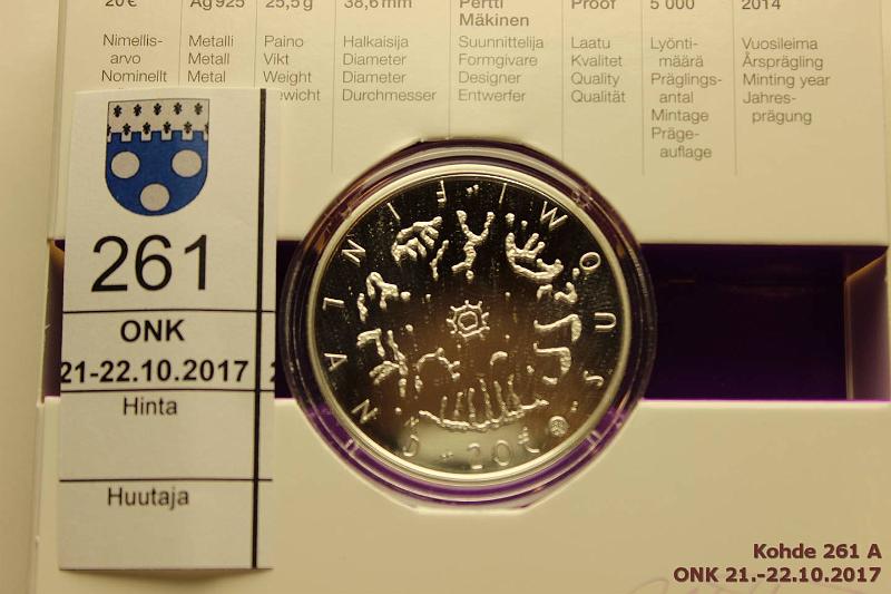 k-0261-a.jpg - Kohde 261, lhthinta: 14 € / myyntihinta: 40 €  20 €  2014 Ag, Proof, Lukutaito pahvilaatikossa, tod., kunto: 10