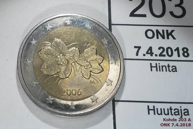 k-0203-a.jpg - Kohde 203 (kuva 1/2), lhthinta: 40 € / myyntihinta: 40 € 2 € 2006 Suomi, uusi kartta, kunto: 7