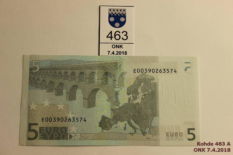 k-0463-a.jpg - Kohde 463, lhthinta: 10 € Slovakia 1/2/E/E10 E00390263574 Tri E010 A2, kunto: 9