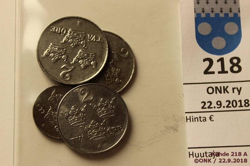 k-0218-a.jpg - Kohde 218, lhthinta: 5 € / myyntihinta: 12 € 12 re 1917-19 (4) Fe, 1 1918, 2 1917, -18, -19, osassa prpja, kunto: 6-8