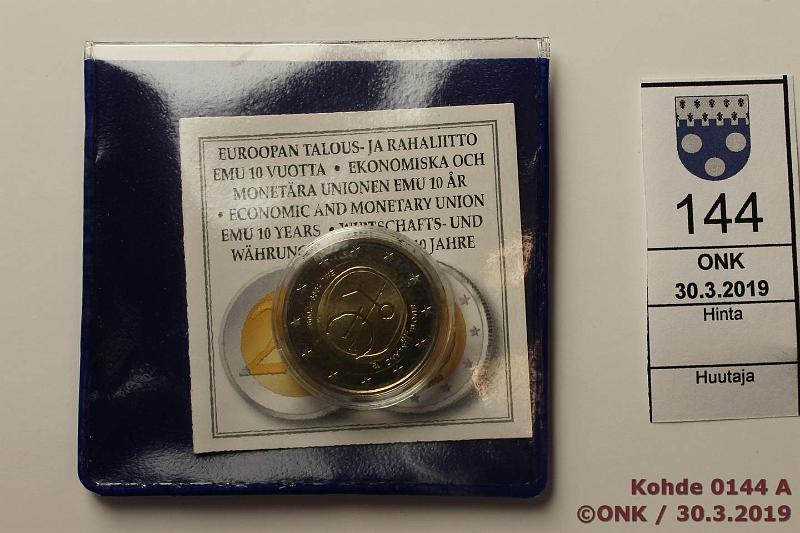 k-0144-a.jpg - Kohde 144, lhthinta: 5 € / myyntihinta: 5 € 2 € 2009 Proof, EMU 10v, kaps, kunto: 10