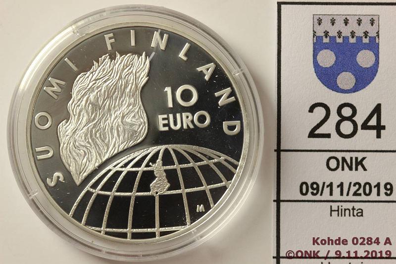 k-0284-a.jpg - Kohde 284, lhthinta: 12 € / myyntihinta: 16 € 10 € 2002 Ag, Proof, H:n Olympialaiset, kapseli, kotelo, tod, kunto: 10