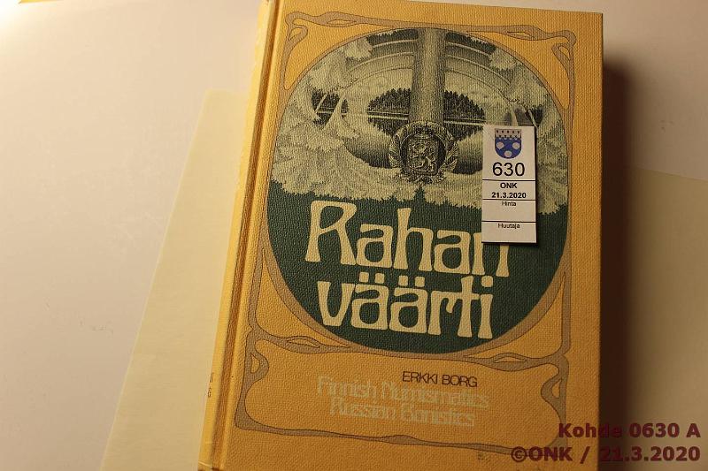 k-0630-a.jpg - Kohde 630, lhthinta: 10 € / myyntihinta: 22 € Rahan vrti 1980 Toim. Erkki Borg. Kansissa kulumista, kunto: 6