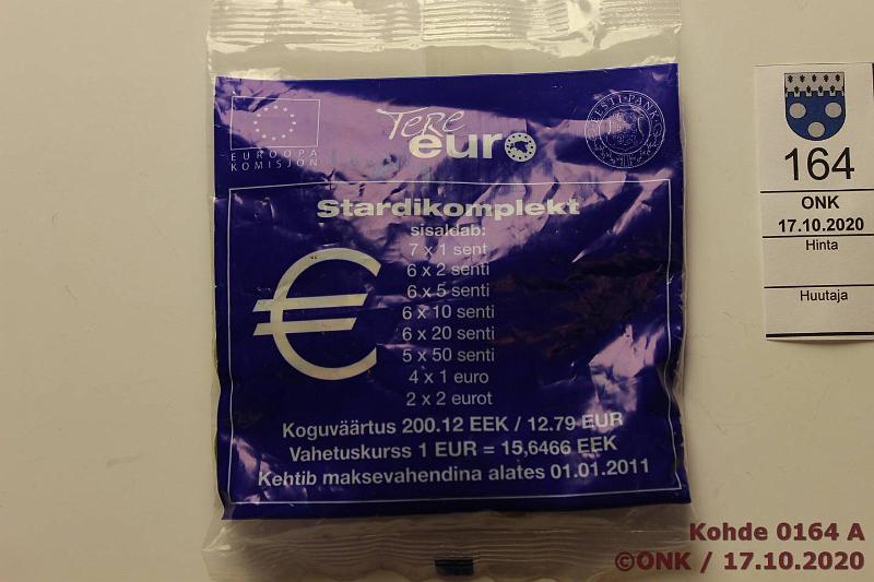 k-0164-a.jpg - Kohde 164 (kuva 1/2), lhthinta: 14 € / ei tarjouksia 1 snt - 2 € 2011 Tere Euro -starttipussi, sis. 1snt(7), 2snt(6), 5snt(6), 10snt(6), 20snt(6), 50snt(5), 1€(4), 2€(2), yht 12,79 €, kunto: 9